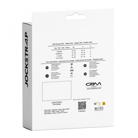 jockstrap CUT4MEN stripe-pink – roz și negru [5]