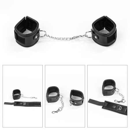 set LOVETOY delux bondage, 4 piese de culoare neagră [2]
