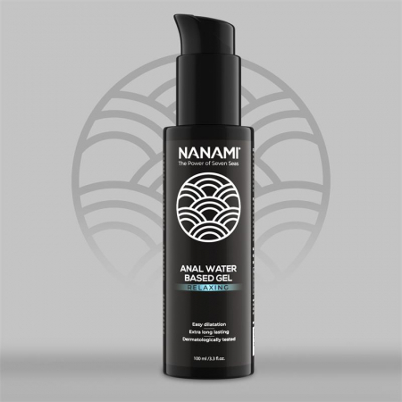 lubrifiant pe bază de apă - gel NANAMI RELAXING pe bază de apă, pentru lubrifiere anală 100 ml