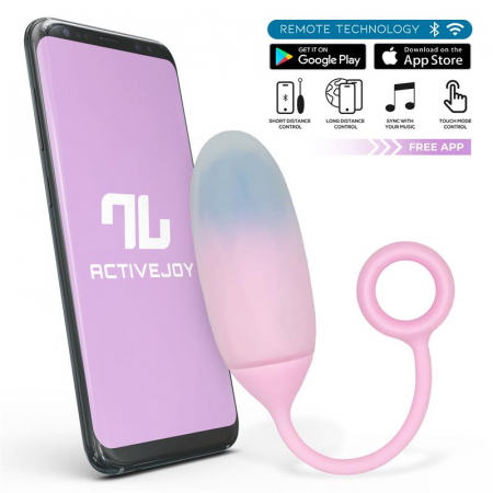 gifts - ou vibrator APP SERIES albastru / violet