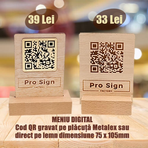 meniuri cod QR
