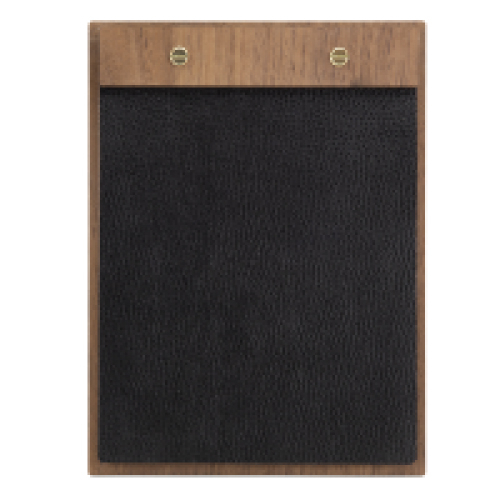 Clipboard lemn nuc + coperta piele [1]