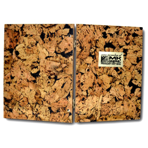 Coperta meniu Cork din lemn si pluta [3]