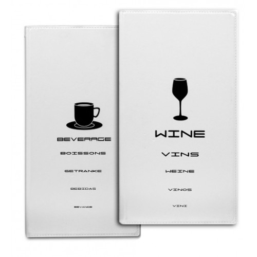 Coperta meniu Design White [2]