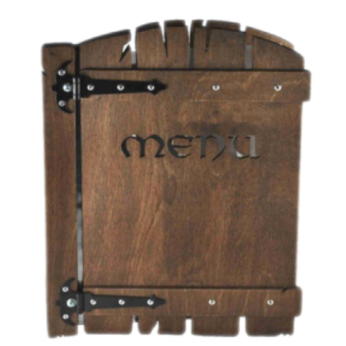 Coperta meniu din lemn Gate [1]