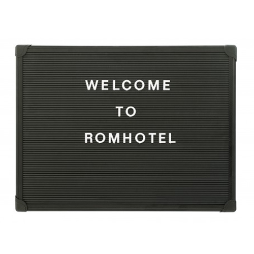 Panou WELCOME cu rama din aluminiu + litere [1]