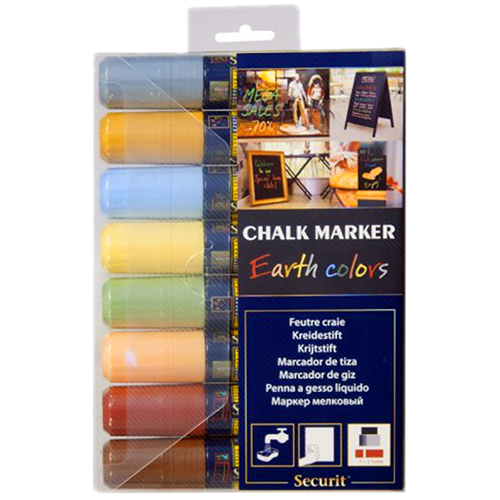 Set markere creta mari 8 culori pastel 7-15mm [1]
