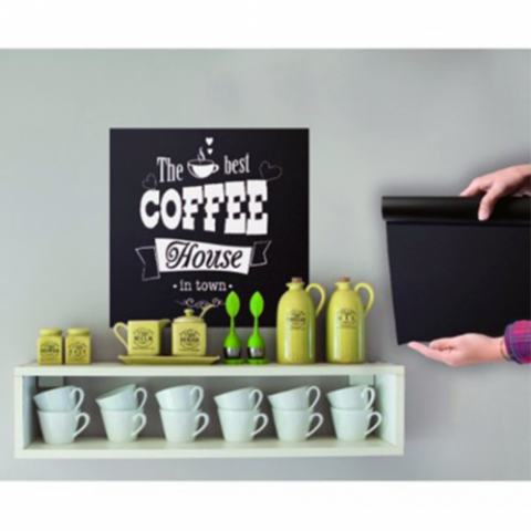 Autocolant negru de scris cu creta [4]