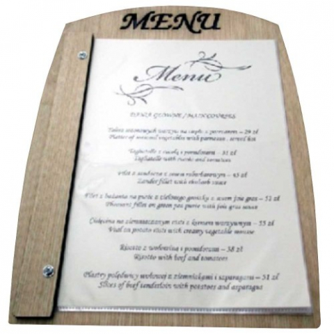 Coperta din lemn meniu Barrel cu texturi speciale [1]