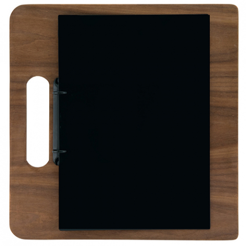 Coperta meniu Choping din lemn de nuc [1]