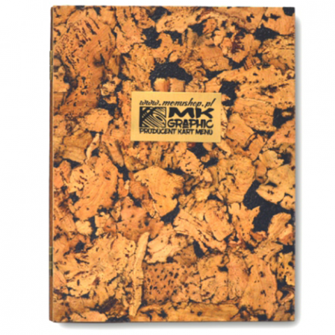 Coperta meniu Cork din lemn si pluta [0]