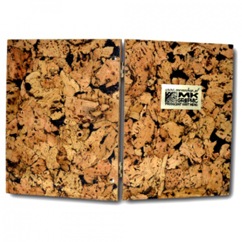 Coperta meniu Cork din lemn si pluta [2]