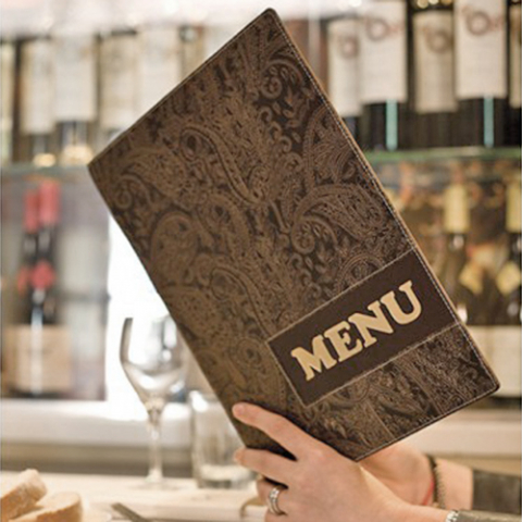 Coperti meniuri - Coperta meniu Design Paisley