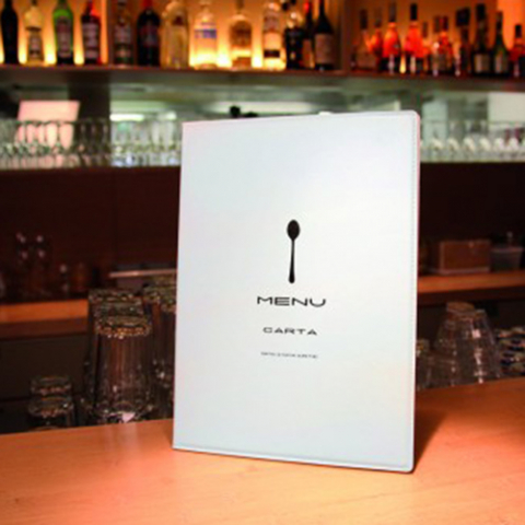 Meniuri Design - Coperta meniu Design White