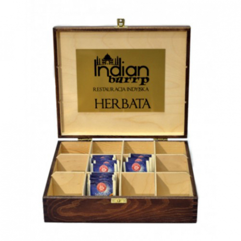 Cutii si ladite - Cutie din lemn pentru plicuri ceai