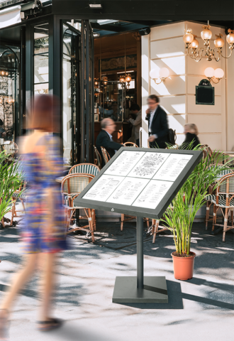 Display 6xA4 iluminat LED si telecomanda [2]