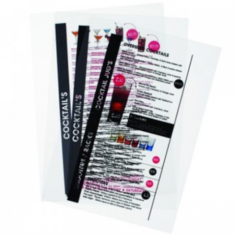 Inserturi transparente pentru coperta meniu iluminata LED [2]