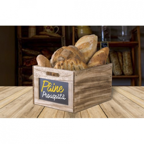 Cutii si ladite - Ladita din lemn cu tabla de scris