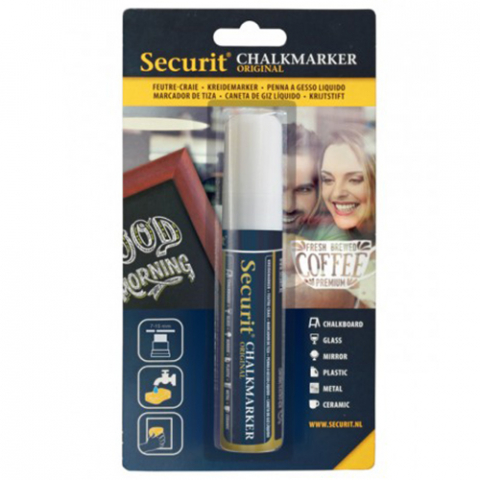 Markere creta lichida - Marker creta mare alb 7-15mm