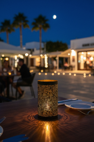 Lampi de masa - Metal Tealight Holder Set Ibiza