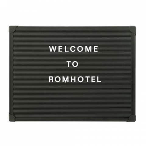 Afisare & Semnalistica - Panou WELCOME cu rama din aluminiu + litere