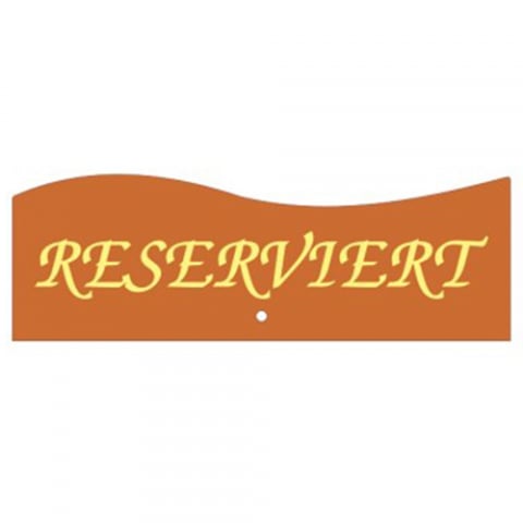 Sisteme de afisare pentru mese - Placuta din lemn masa rezervata