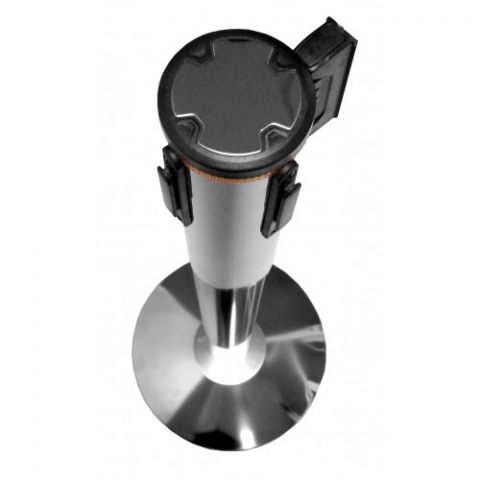 Set 2 stalpi inox cu banda retractabila [2]