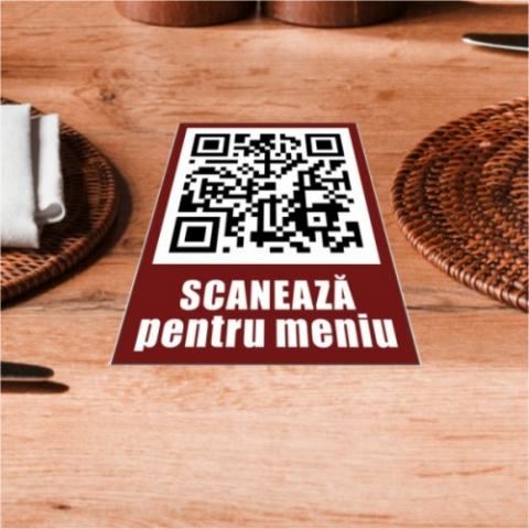 Meniuri cod QR - Set 50 stickere cod QR