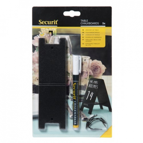 Set 5x Mini tabla de masa + marker alb [1]