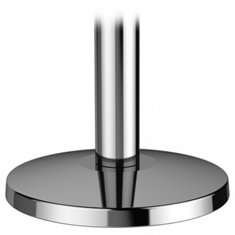 Set baza + stalp inox cu banda retractabila albastra [3]