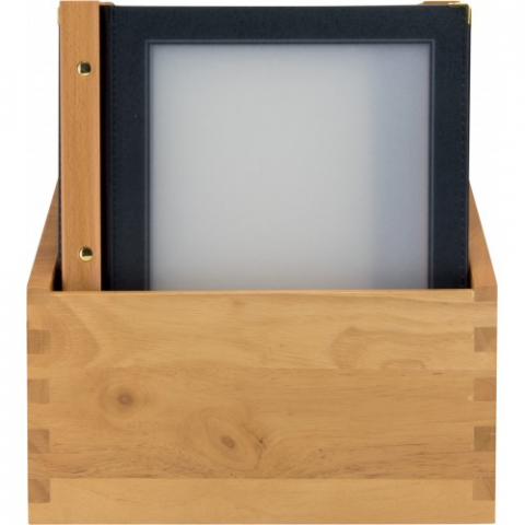 Set cutie + 20 meniuri Wood [1]