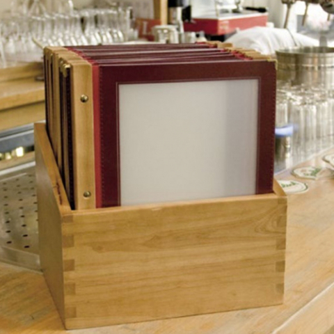 Set cutie + 20 meniuri Wood [4]