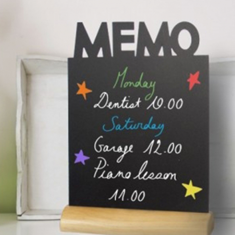 Set tabla de masa Silhouette Memo + marker [1]