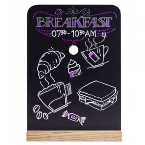 Sisteme de afisare pentru mese - Tabla de masa A4 + creta