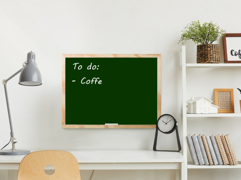 Basic - Tabla de scris Basic Verde 80x60 cm