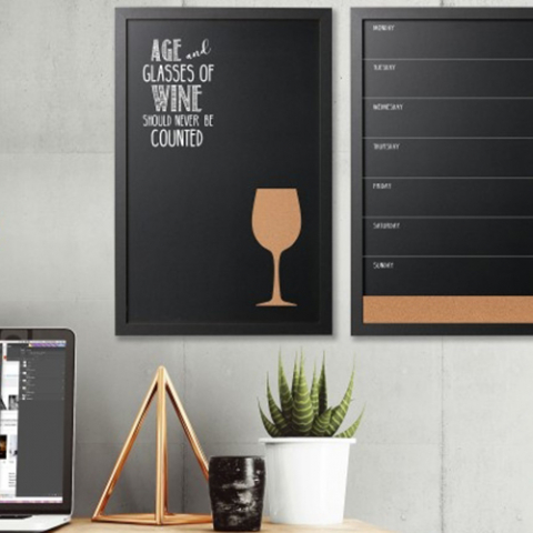 Tabla de scris Vino Combo Quote 40x60cm [1]