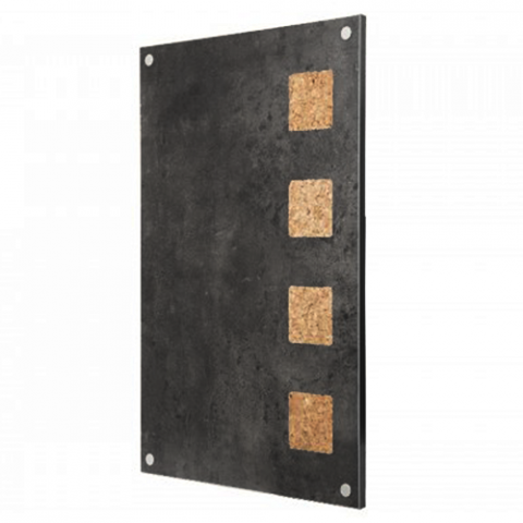 Tabla suprafata imitatie beton + bucati pluta + marker alb [1]