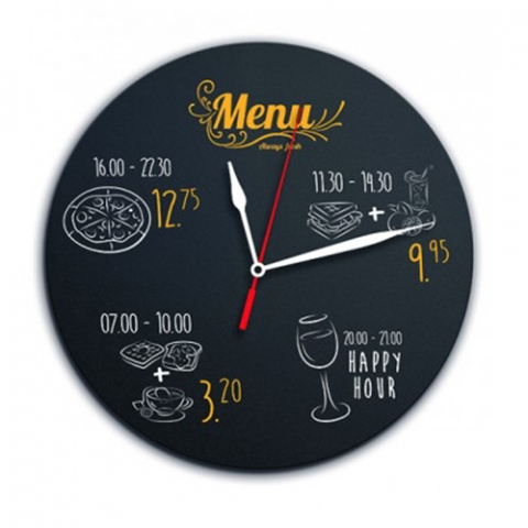 Tablita Wall Silhouette Ceas [1]