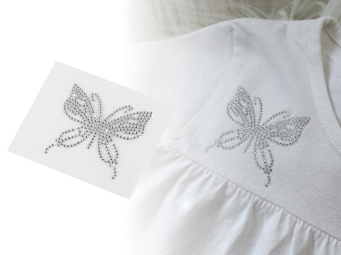 aplicatie termoadeziva cu strasuri fluture [2]