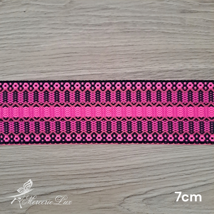 brau traditional roz/negru 7cm [1]