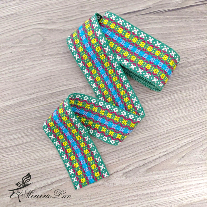 brau traditional verde multicolor lurex 5cm [1]