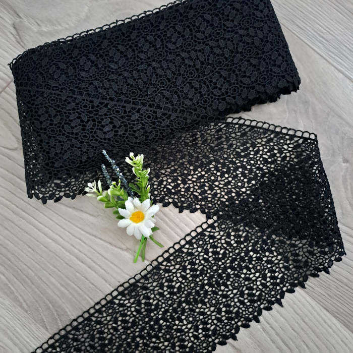 dantela de mijloc neagra 11cm [1]