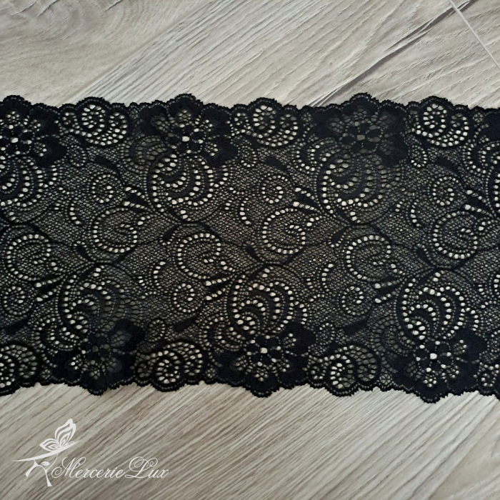 dantela elastica neagra 18cm [2]