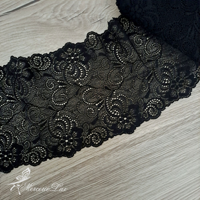 dantela elastica neagra 18cm [1]