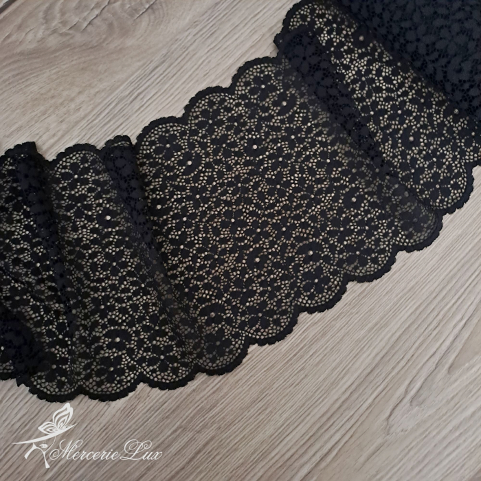 dantela elastica neagra floricele [1]
