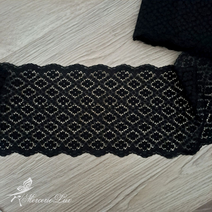 dantela elastica neagra romburi [1]