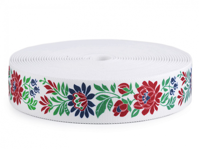 elastic motiv floral 4cm [2]