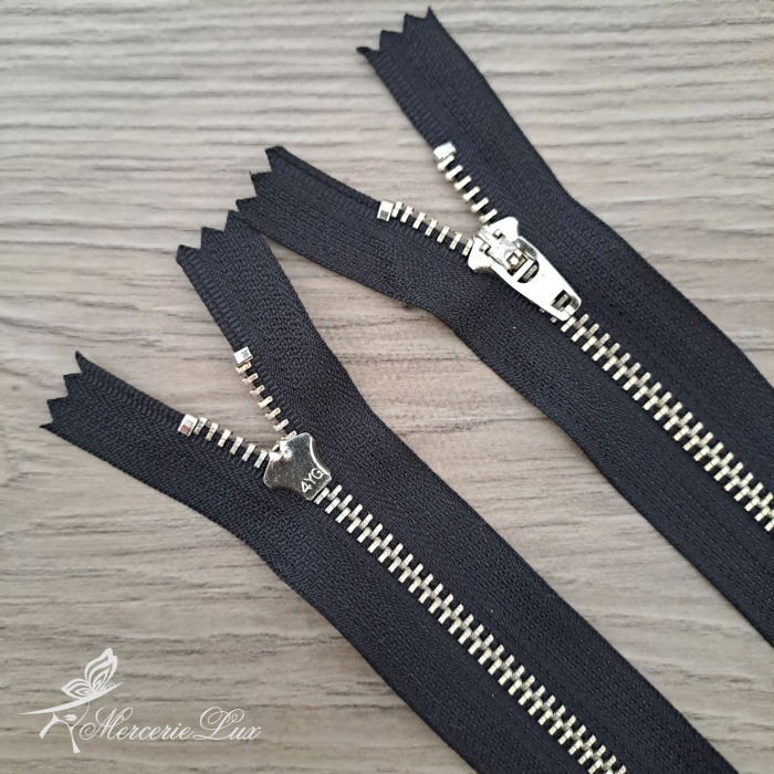 fermoar metalic negru/ag 18cm [2]