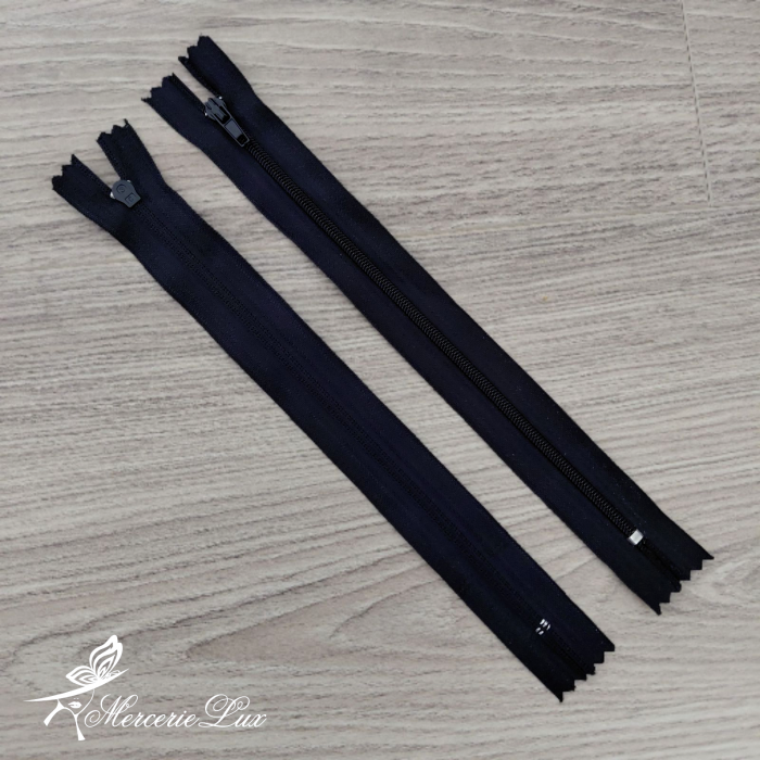 fermoar negru spiralat 20cm [1]