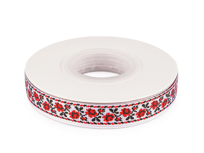 galon panglica cu flori 12mm rola 22m [2]